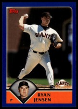 2003 Topps #491 Ryan Jensen San Francisco Giants