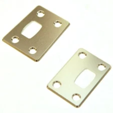 NEW STRC Alum Chassis Protector Plates Front & Rear Silver : Outcast 6S