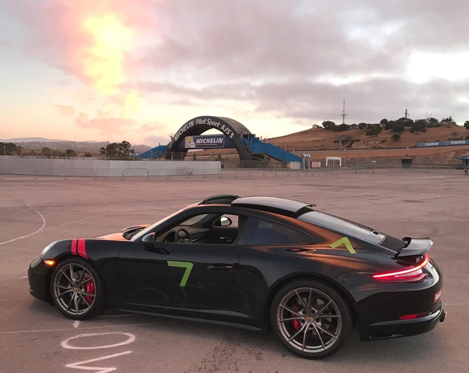 NEW 2"&3" Fender Hash Bar Marks vinyl Sport Racing Stripes (Fits PORSCHE Cayman) - Image 2 of 4