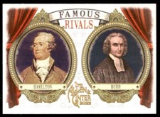 Alexander Hamilton/Aaron Burr 2022 Topps Allen & Ginter Famous Rivals #FR-1