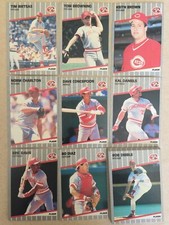 1989 Fleer Cincinnati Reds Complete Team Set! Barry Larkin ++