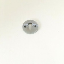 Keyhole Polished Chrome Escutcheon Key Cover Plate For Door Locks-37mm