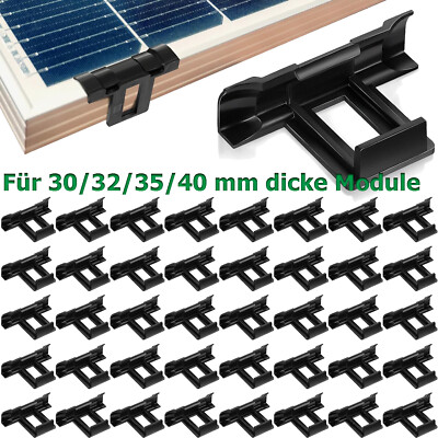 Solar Panel Entwässerung Clips Wasserablauf PV Befestigung Modul-Klemme 0% MwSt.