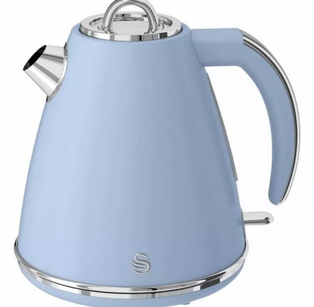 Swan SK19020BLN 1.5L 3kw Retro Jug Kettle Blue for sale online eBay