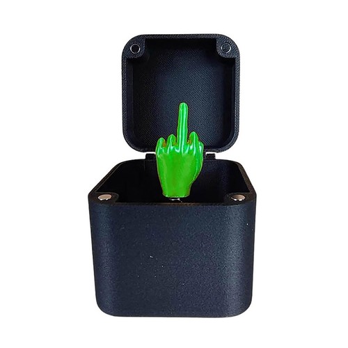 Middle Finger in a Box Middle Finger Surprise Gift Box Prank Annoying Gift Box - Picture 5 of 30