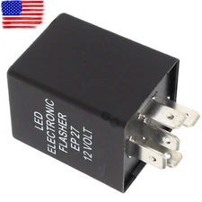 5-Pin FL27 LED Flasher Relay Fix For LED Turn Signal Lamps Hyper Flash