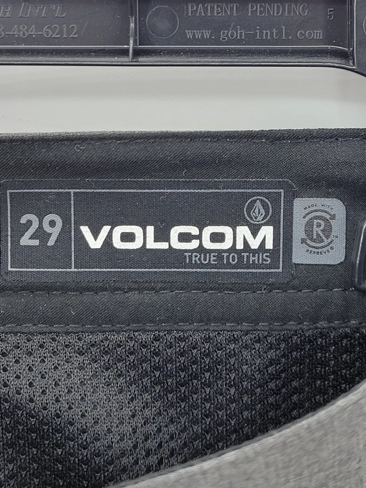 Volcom Shorts Mens 29 Gray Flat Front Casual Bermuda Chino Outdoor Skater Beach - Image 3 of 4