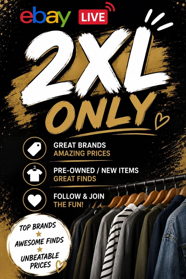 Size 2XL ONLY Show! Vans, Nike, Adidas - USED/NEW LUNCH EPISODE