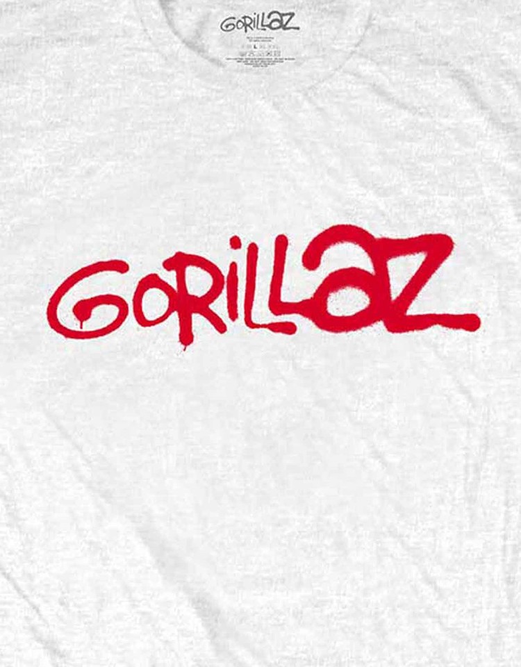 Gorillaz T Shirt Demon Days Band Logo Nuovo Ufficiale Uomo Nero Size M