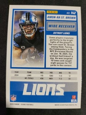 2025 Panini Score A Treat Amon-ra St Brown Halloween Parallel #142