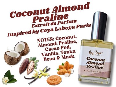 Coconut Almond Praline Perfume Vanilla Floral Nutty Sweet Gourmand Fragrance