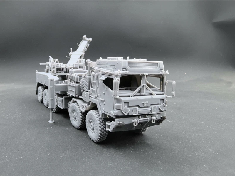 3D printed 1/72 Modern German "HX45M Heavy Recovery Vehicle" unpainted Model Kit - Image 2 of 4