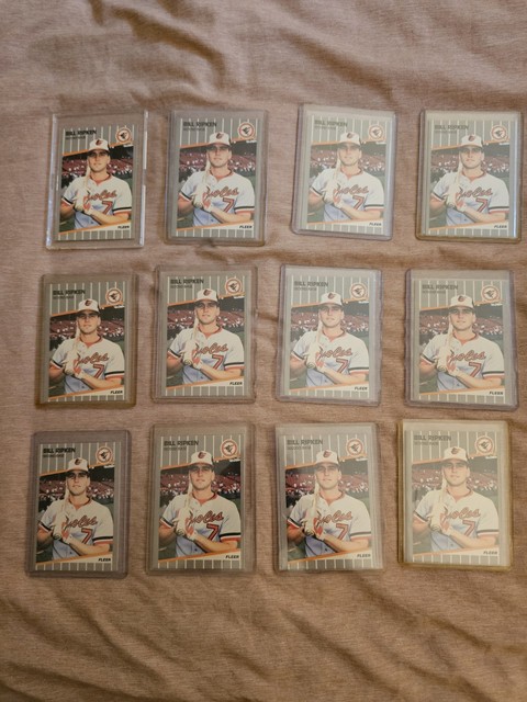 1989 Fleer Billy Ripken #616 Error Card FF Bat Knob