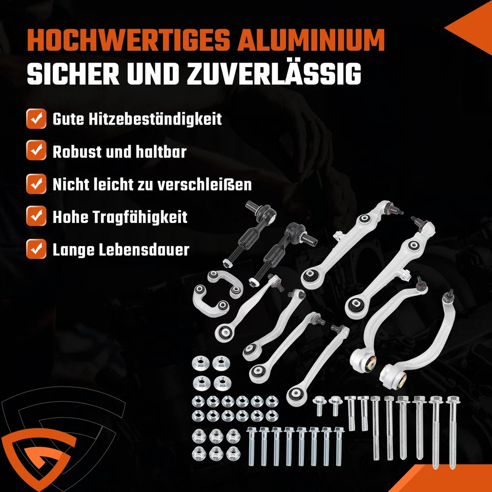 Querlenkersatz Vorderachse für Audi A4 8D B5 A6 4B C5 VW Passat 3B Skoda Superb - Bild 4 von 4