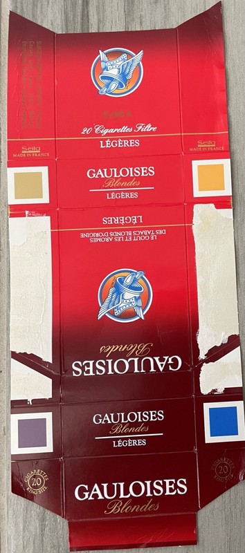 Vintage Collection - Gauloises - France 🇫🇷 - 70s - Empty