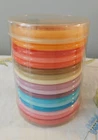 Colors of the Rainbow Vintage Lucite Bangle Bracelets in original box 18 Bangles