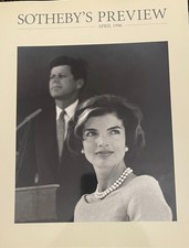 Sotheby's Preview Magazine -April 1996 - Estate of Jacqueline Kennedy Onassis-NM