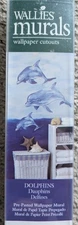 Wallies Murals Three Dolphin Mini Pre-pasted Wall Mural  #13455 Home Decor New