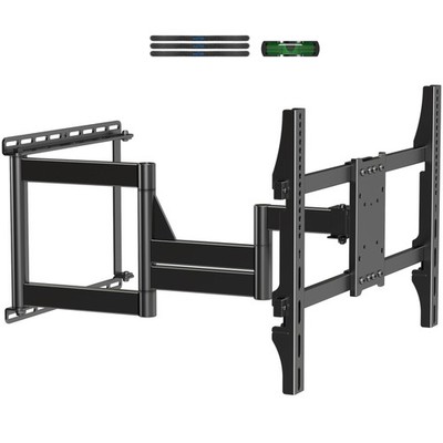 Long Arm TV Wall Mount Bracket Articulating Tilt Extension 3284 In 132lbs