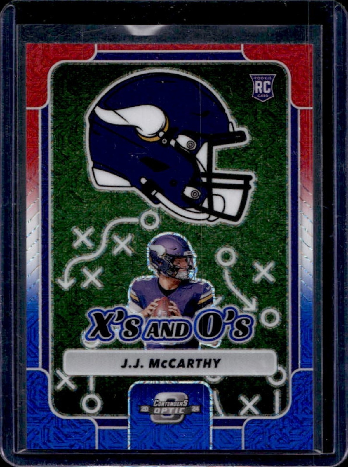 JJ McCarthy Panini Contenders Optic X's and O's #XOJMY Base