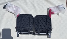 Medline Red Steel Swing-away Foot Rest for wheelchair
