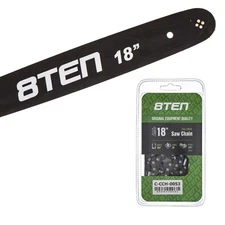 8TEN 18" Chainsaw Guide Bar & Chain .063 13/40 68DL for Stihl 25 009 26RS368E