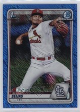 2020 Bowman Chrome Prospects Blue Shimmer Refractor 150/150 Alvaro Seijas c7y