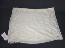 MICHAEL Michael Kors Metallic Stripe Scarf Wrap in One in Cream PLEASE READ