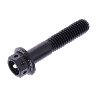 Schraube 6 Kant Bolt M6x1.00mm 30mm Alu Racing schwarz, 7751408