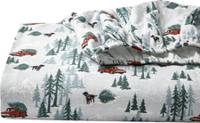 - Queen Sheets, Cotton Flannel Bedding Set, Brushed for Extra Softness, Cozy Hom