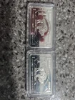 (2) 1 Oz German Silver Buffalo Bars Including Case With Low Reserve 2 Bars Total