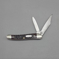 Vintage Case XX SS Pocket Knife 62087 USA Two Blade Dot 80s