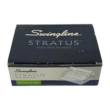 Swingline Memo & Paper Clip Holder, Acrylic, Stratus, Clear (S7010136)