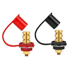 SKTYANTS UTV Remote Battery Terminal Jumper Charger Posts Stud Battery with C...