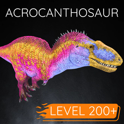 ARK ASCENDED PVE PS5 XBOX PC NEW DINO ACROCANTHOSAUR ACROCANTO HIGH LEVEL CLONE