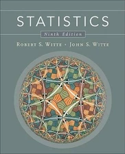 Statistics - Hardcover By Witte, Robert S. - GOOD