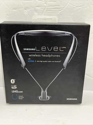 Samsung Level U Pro Stereo Bluetooth Wireless Headphones UHQA Black SEALED Box!