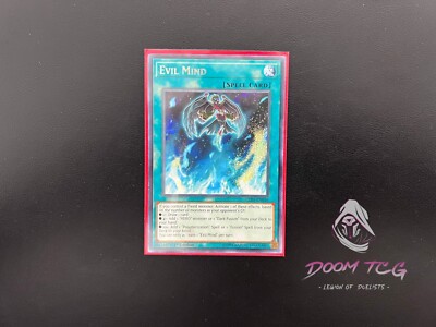 Yugioh! Evil Mind LED5-EN016, LDS3-EN037 1st Ed (R)