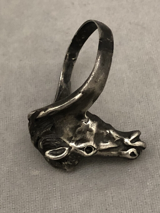 Awesome Vintage Solid Sterling Silver Equestrian … - image 6