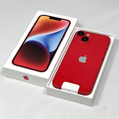 Apple iPhone 14 - 128GB - Rot (Entsperrt)   100% Akkulaufzeit *Neuversiegelt*