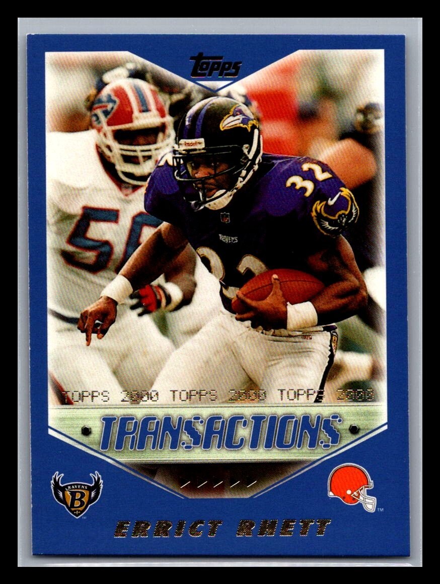 2000 Topps Football # 1 - 200 - Pick Your Card!