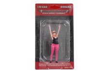 Lady Pink Black Showcasts American Diorama Figures 18903 1:18 3.75"
