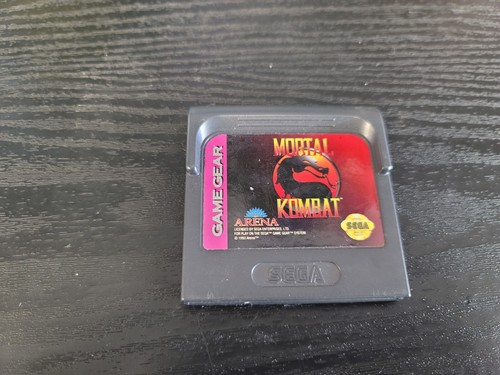 Mortal Kombat for Sega Game Gear GG Cart Great Shape