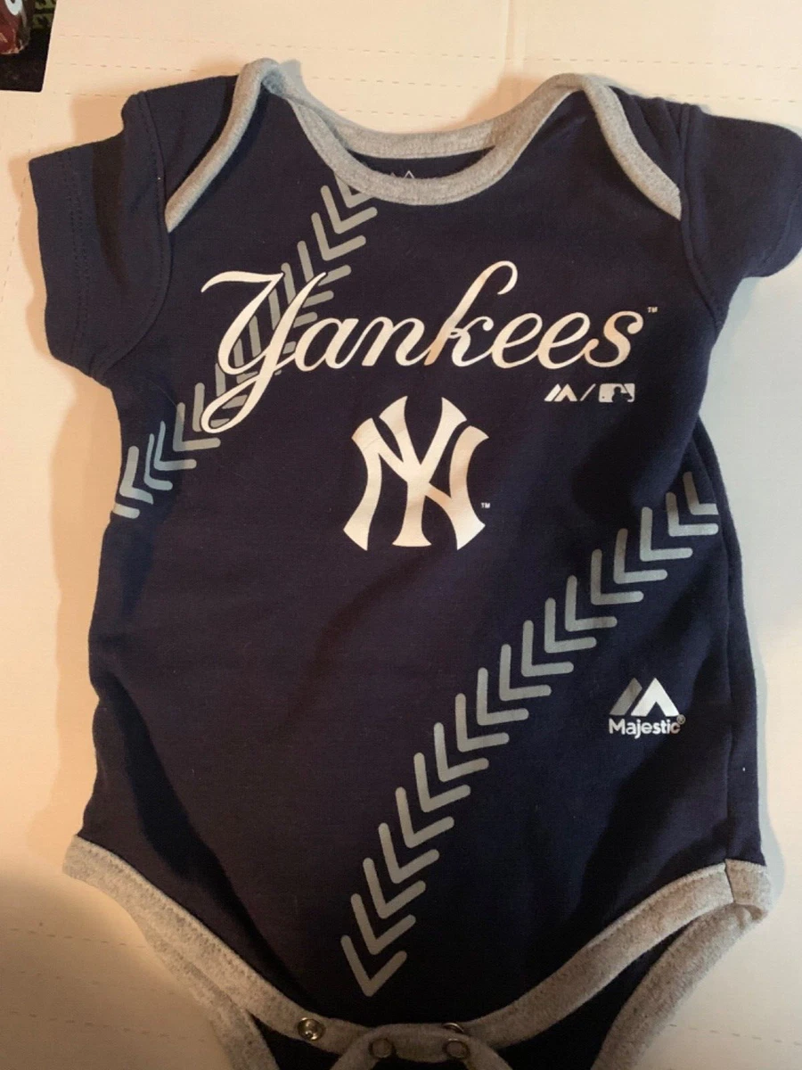 MLB NEW YORK YANKEES T SHIRT One Piece SIZE 6 9 MONTHS BABY TEE eBay
