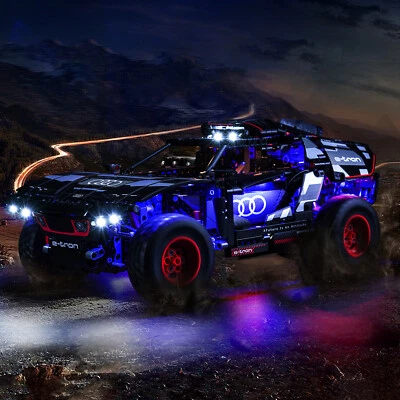 LocoLee LED Licht Kit für Lego 42160 Technic Audi RS Q e-tron Auto Beleuchtung