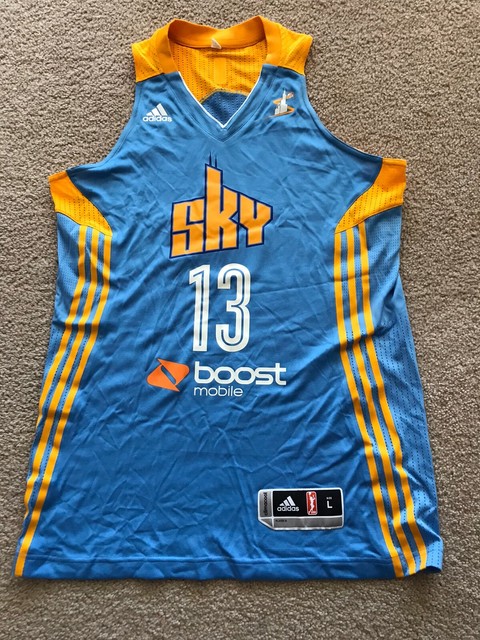 Chicago Sky Official WNBA Jersey Adidas Large | eBay