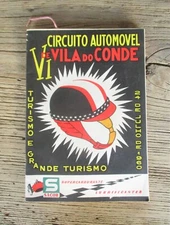 Rare Program Vila do Conde VI Automobile Circuit of 1960. Automobilia