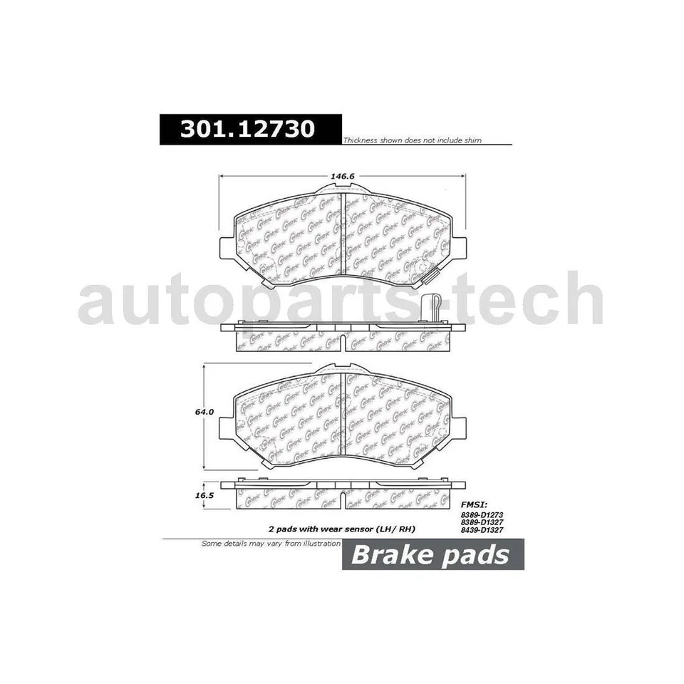 Pastilla de freno para Jeep Wrangler 2007 2008 2010 2012 2013 2014 2015 2016 2017 2018 Foto 4 de 4
