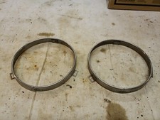 1940-1948 Ford Headlight Retaining Rings Headlamp Sealed Beam Stainless Steel