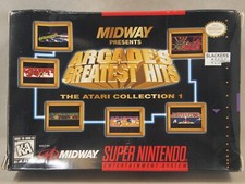 Arcade's Greatest Hits Atari Collection 1 Super Nintendo  SNES BOX ONLY